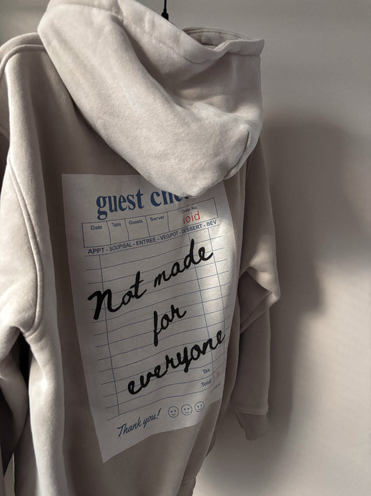 *pre order* Guest check hoodie