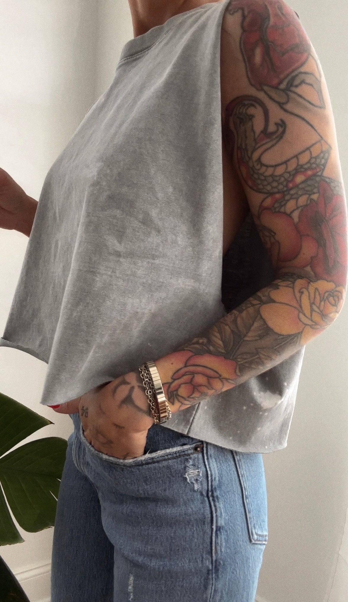 Custom Cutoff Crop Top